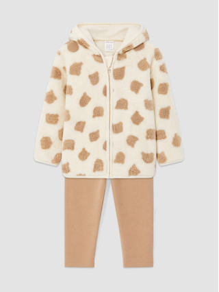 Light Beige Printed