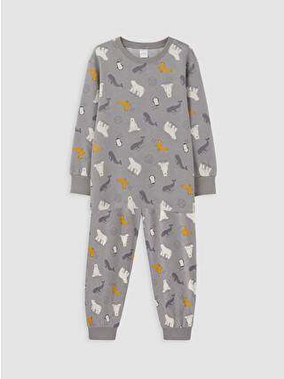 Grey Printed