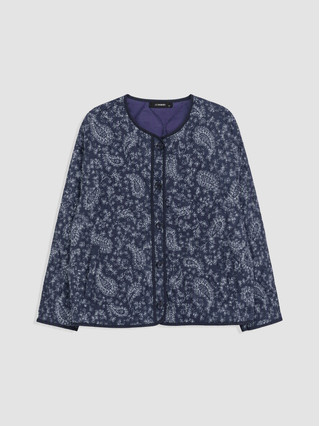 Navy Printed