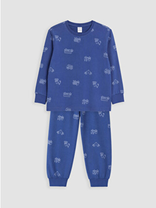 Mid Blue Printed