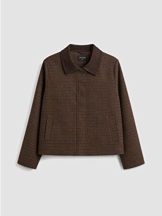 Dark Brown Checked