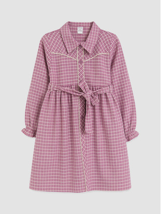 Dark Pink Printed