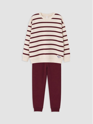 Bordeaux Striped