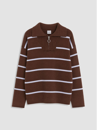 Dark Brown Striped