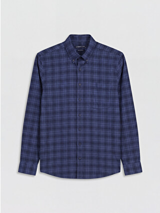 Indigo Checked