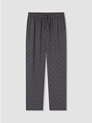 Dark Grey Printed