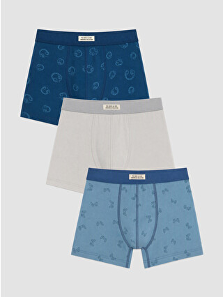 Navy Printed