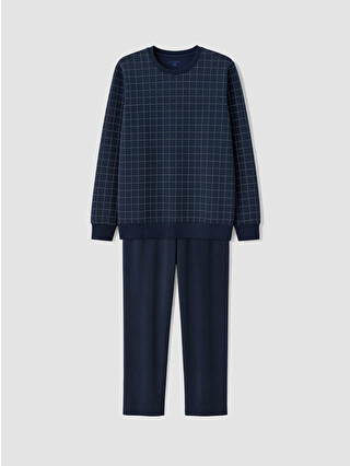 Navy Printed
