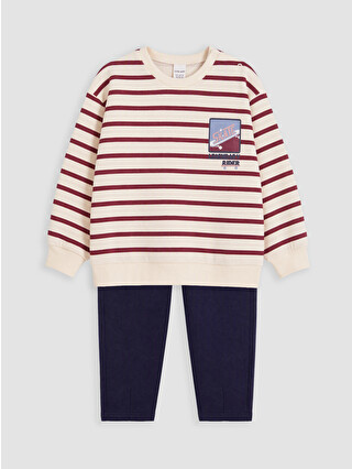 Dark Red Striped