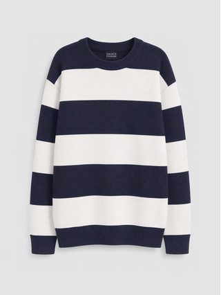 Navy Striped