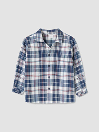 Blue Checked