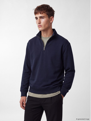 LCW Vision Mock Neck Men's Sweatshirt - W67187Z8-RFH | LC Waikiki