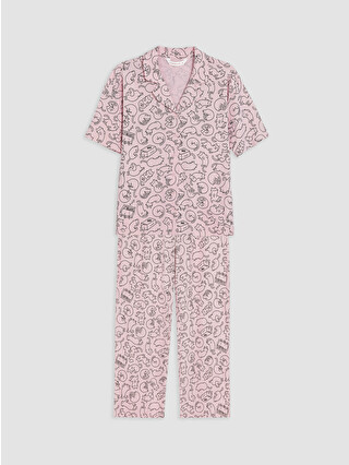 Pembe Baskılı