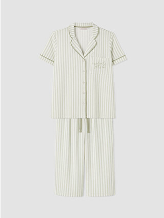 Light Green Striped