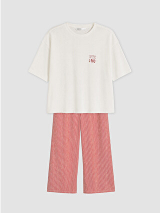 Red Printed