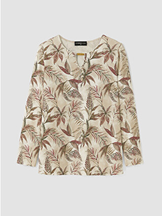 Dark Beige Printed