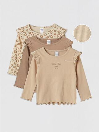Beige Imprimé
