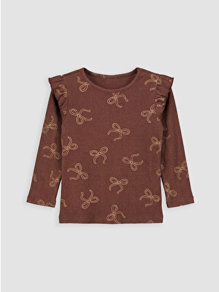 Brown Printed