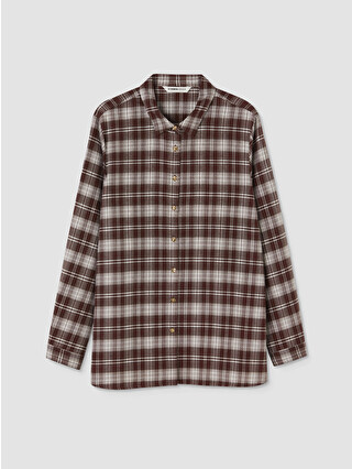 Dark Brown Checked