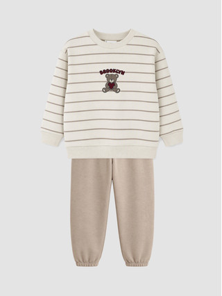 Light Beige Striped