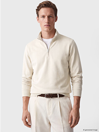 SOUTHBLUE Mock Neck Men's Sweatshirt - W6AS96Z8-R9J | LC Waikiki