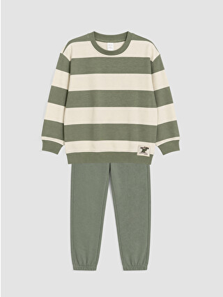 Light Beige Striped