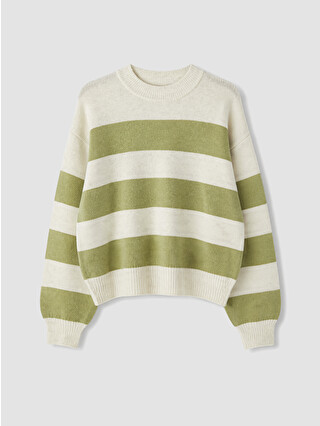 Olive Green Striped