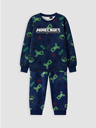 Navy Printed