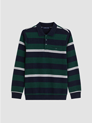 Emerald Green Striped