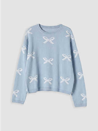 Blue Jacquard