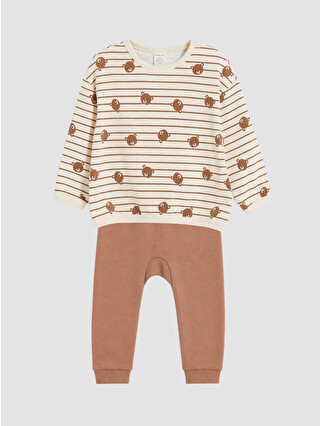 Beige Printed