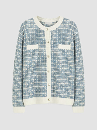 Albastru Jacquard