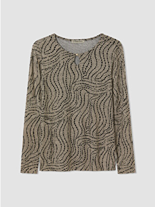 Beige Printed