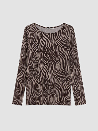 Brown Printed