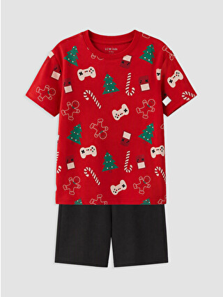 Red Printed