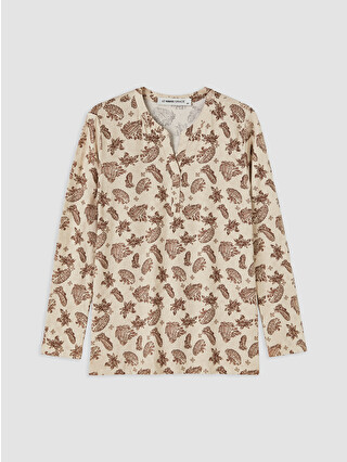 Beige Printed