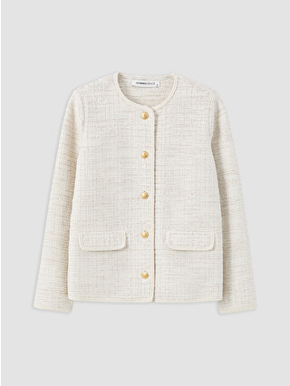 Ecru Jacquard