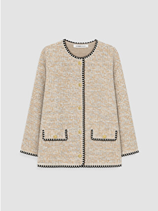 Bej Jacquard