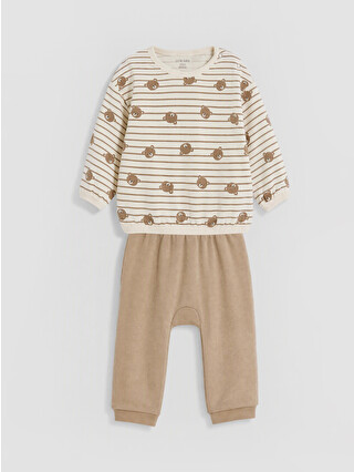 Beige Printed
