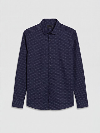 Navy Printed