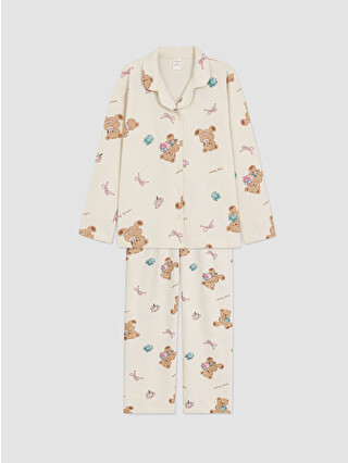 Light Beige Printed