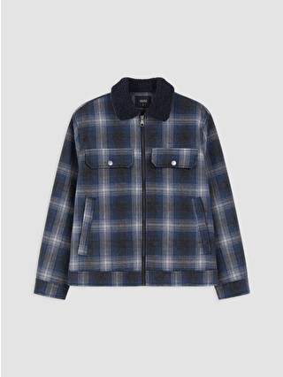 Dark Blue Checked