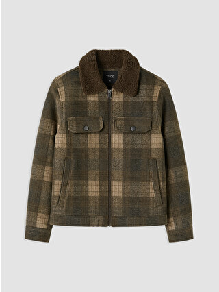Dark Brown Checked
