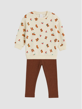 Cream Printed