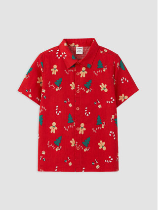 Red Printed