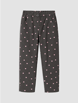 Dark Grey Printed
