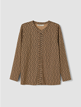 Brown Printed