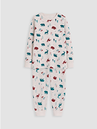 Beige Melange Printed