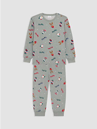 Dull Green Printed