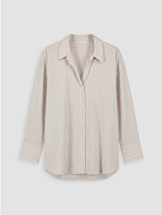 Beige Gestreift